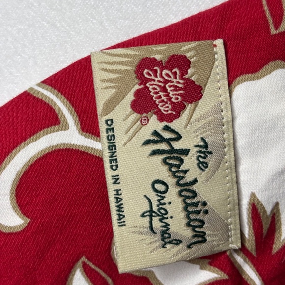 Hilo Hattie Classic Red Hibiscus Sleeveless Hawaiian Cotton Dress Women's Size 8 - Picture 8 of 9